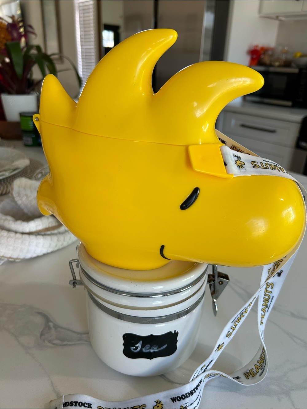 Peanuts Woodstock Yellow Kids Crossbody Purse with Printed Strap